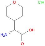 2H-Pyran-4-acetic acid, α-aminotetrahydro-, hydrochloride (1:1), (αR)-