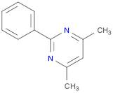 Pyrimidine, 4,6-dimethyl-2-phenyl-