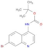 Carbamic acid, N-(7-bromo-4-quinolinyl)-, 1,1-dimethylethyl ester