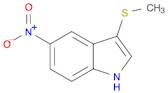 1H-Indole, 3-(methylthio)-5-nitro-