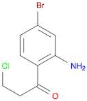 1-Propanone, 1-(2-amino-4-bromophenyl)-3-chloro-