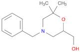 2-Morpholinemethanol, 6,6-dimethyl-4-(phenylmethyl)-