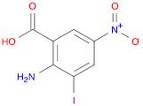 Benzoic acid, 2-amino-3-iodo-5-nitro-