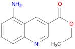 3-Quinolinecarboxylic acid, 5-amino-, ethyl ester