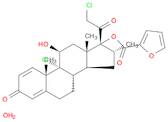 Pregna-1,4-diene-3,20-dione, 9,21-dichloro-17-[(2-furanylcarbonyl)oxy]-11-hydroxy-16-methyl-, hydr…