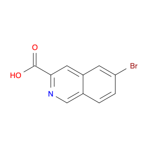 3-Isoquinolinecarboxylic acid, 6-bromo-