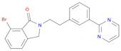 1H-Isoindol-1-one, 7-broMo-2,3-dihydro-2-[2-[3-(2-pyriMidinyl)phenyl]ethyl]-