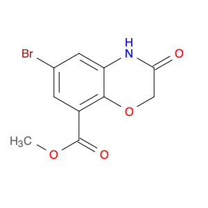 2H-1,4-Benzoxazine-8-carboxylic acid, 6-bromo-3,4-dihydro-3-oxo-, methyl ester