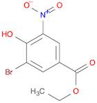 Benzoic acid, 3-bromo-4-hydroxy-5-nitro-, ethyl ester