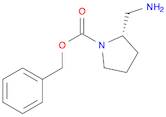 1-Pyrrolidinecarboxylic acid, 2-(aminomethyl)-, phenylmethyl ester, (2S)-