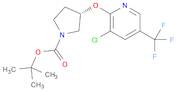 1-Pyrrolidinecarboxylic acid, 3-[[3-chloro-5-(trifluoromethyl)-2-pyridinyl]oxy]-, 1,1-dimethylethy…