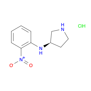 3-Pyrrolidinamine, N-(2-nitrophenyl)-, hydrochloride (1:1), (3R)-