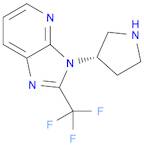 3H-Imidazo[4,5-b]pyridine, 3-(3S)-3-pyrrolidinyl-2-(trifluoromethyl)-