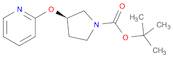 1-Pyrrolidinecarboxylic acid, 3-(2-pyridinyloxy)-, 1,1-dimethylethyl ester, (3R)-