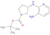 1-Pyrrolidinecarboxylic acid, 3-[(3-amino-2-pyridinyl)amino]-, 1,1-dimethylethyl ester, (3S)-