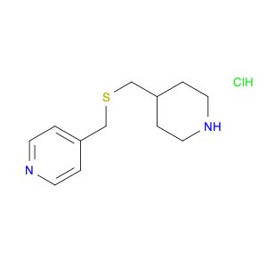 4-(((Piperidin-4-ylmethyl)thio)methyl)pyridine hydrochloride