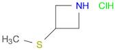 Azetidine, 3-(methylthio)-, hydrochloride (1:1)