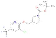 1-Pyrrolidinecarboxylic acid, 3-[[[3-chloro-5-(trifluoromethyl)-2-pyridinyl]oxy]methyl]-, 1,1-di...