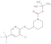 1-Piperidinecarboxylic acid, 3-[[[3-chloro-5-(trifluoromethyl)-2-pyridinyl]oxy]methyl]-, 1,1-dimet…