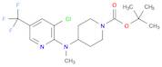 1-Piperidinecarboxylic acid, 4-[[3-chloro-5-(trifluoromethyl)-2-pyridinyl]methylamino]-, 1,1-dim...