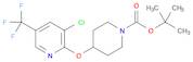 1-Piperidinecarboxylic acid, 4-[[3-chloro-5-(trifluoromethyl)-2-pyridinyl]oxy]-, 1,1-dimethylethyl…