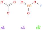 Carbonic acid calcium salt (1:1), mixt. with disodium phosphorofluoridate (9CI)