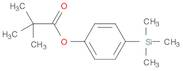 Propanoic acid, 2,2-dimethyl-, 4-(trimethylsilyl)phenyl ester