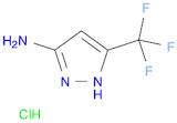 1H-Pyrazol-3-amine, 5-(trifluoromethyl)-, hydrochloride (1:1)