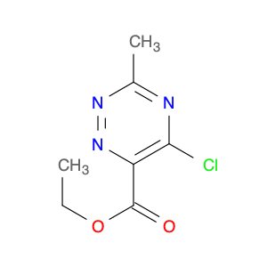 Ethyl 5-chloro-3-methyl-1,2,4-triazine-6-carboxylate