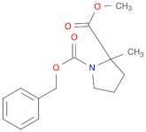 1,2-Pyrrolidinedicarboxylic acid, 2-methyl-, 2-methyl 1-(phenylmethyl) ester