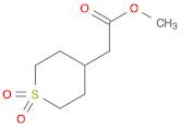 2H-Thiopyran-4-acetic acid, tetrahydro-, methyl ester, 1,1-dioxide