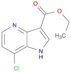 1h-pyrrolo[3,2-b]pyridine-3-carboxylic acid, 7-chloro-, ethyl ester