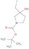 1-Pyrrolidinecarboxylic acid, 3-(fluoromethyl)-3-hydroxy-, 1,1-dimethylethyl ester