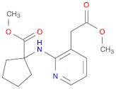 3-Pyridineacetic acid, 2-[[1-(methoxycarbonyl)cyclopentyl]amino]-, methyl ester