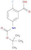 Benzoic acid, 5-[[(1,1-dimethylethoxy)carbonyl]amino]-2-fluoro-