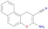 1H-Naphtho[2,1-b]pyran-2-carbonitrile, 3-amino-