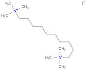 1,10-Decanediaminium, N1,N1,N1,N10,N10,N10-hexamethyl-, iodide (1:2)