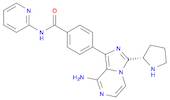 Benzamide, 4-[8-amino-3-(2S)-2-pyrrolidinylimidazo[1,5-a]pyrazin-1-yl]-N-2-pyridinyl-