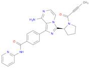 Benzamide, 4-[8-amino-3-[(2S)-1-(1-oxo-2-butyn-1-yl)-2-pyrrolidinyl]imidazo[1,5-a]pyrazin-1-yl]-...