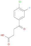 Benzenebutanoic acid, 4-chloro-3-fluoro-γ-oxo-