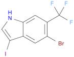 1H-Indole, 5-bromo-3-iodo-6-(trifluoromethyl)-