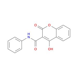 2H-1-Benzopyran-3-carboxamide, 4-hydroxy-2-oxo-N-phenyl-