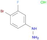 Hydrazine, (4-bromo-3-fluorophenyl)-, hydrochloride (1:1)