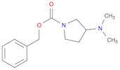 1-Pyrrolidinecarboxylic acid, 3-(dimethylamino)-, phenylmethyl ester