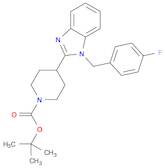 1-Piperidinecarboxylic acid, 4-[1-[(4-fluorophenyl)methyl]-1H-benzimidazol-2-yl]-, 1,1-dimethyle...