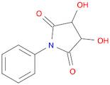 2,5-Pyrrolidinedione, 3,4-dihydroxy-1-phenyl-