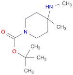 1-Piperidinecarboxylic acid, 4-methyl-4-(methylamino)-, 1,1-dimethylethyl ester