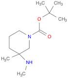 1-Piperidinecarboxylic acid, 3-methyl-3-(methylamino)-, 1,1-dimethylethyl ester