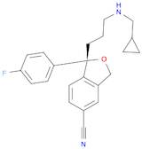 5-Isobenzofurancarbonitrile, 1-[3-(cyclopropylmethylamino)propyl]-1-(4-fluorophenyl)-1,3-dihydro-,…