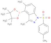 1H-Indazole, 3,5-dimethyl-1-[(4-methylphenyl)sulfonyl]-4-(4,4,5,5-tetramethyl-1,3,2-dioxaborolan-2…